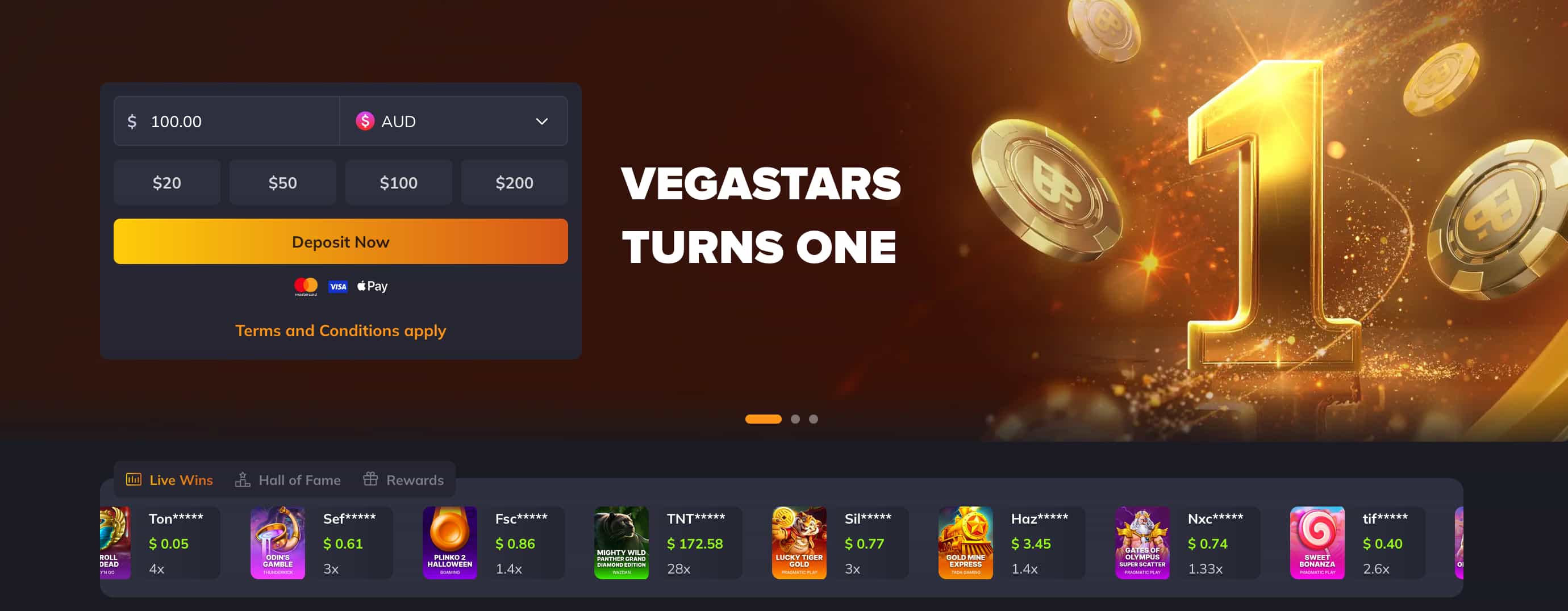 Vegastars Casino